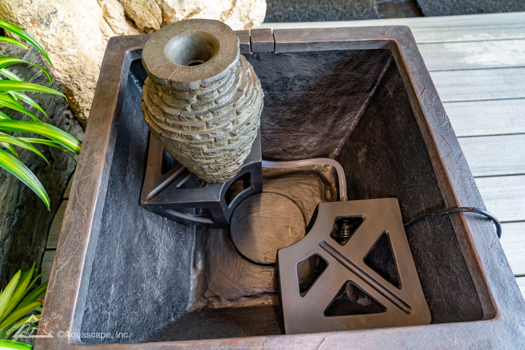 33IN SQUARE FOUNTAIN BOWL SHELF