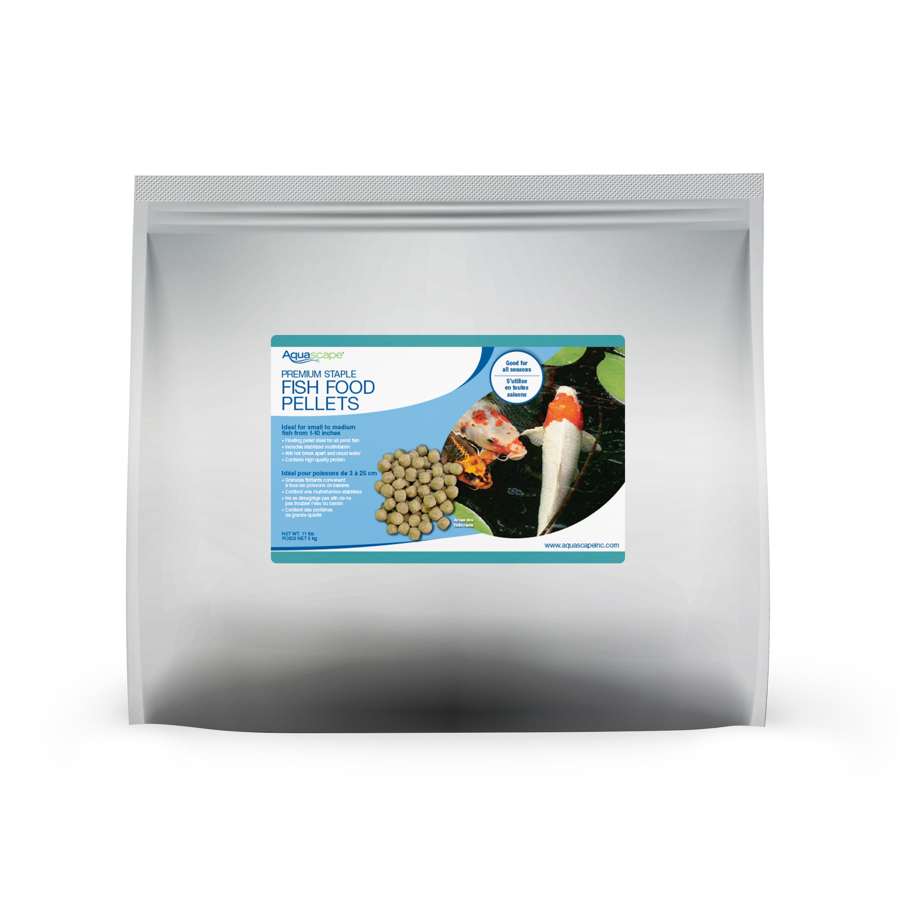 Premium Staple Fish Food Pellets - 11lb