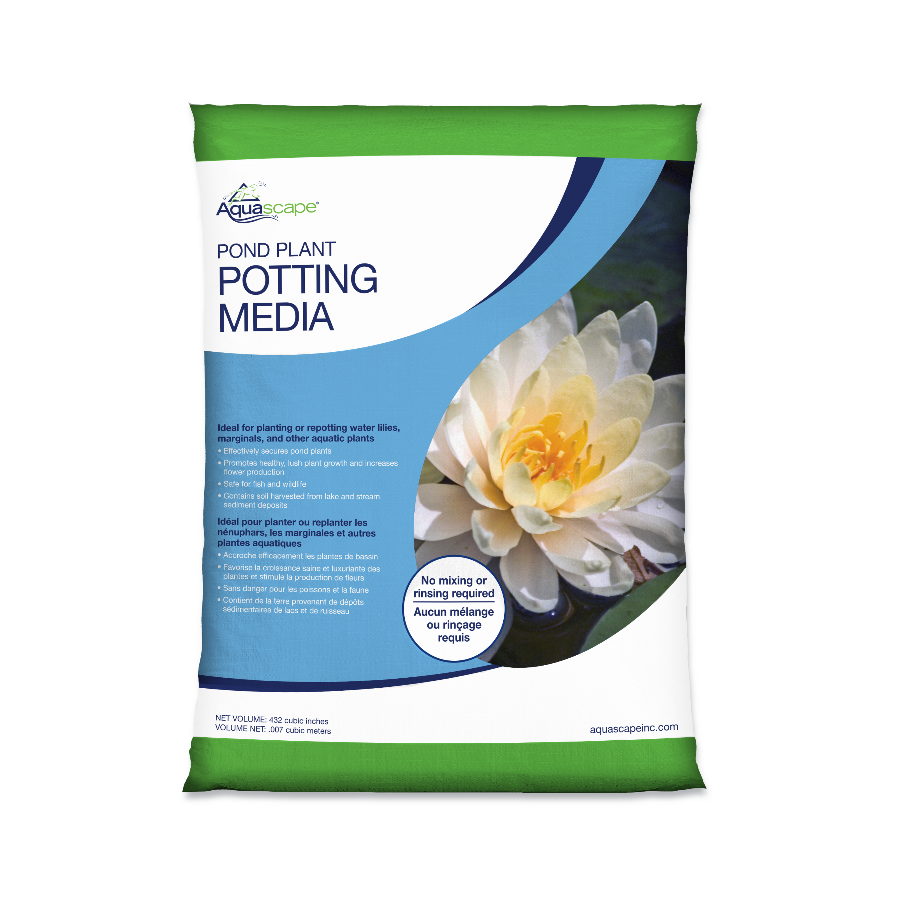 POND PLANT POTTING MEDIA - 432 CU IN /.007 CBM
